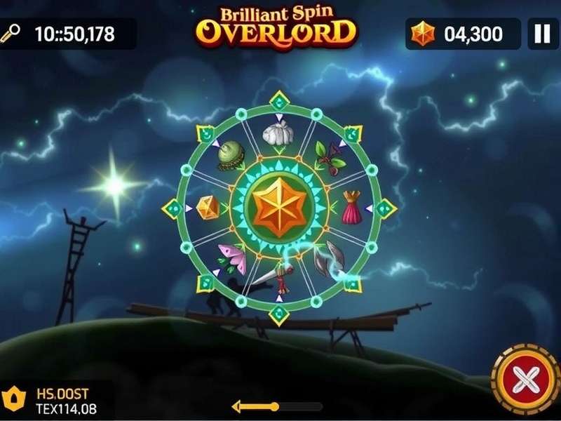 Brilliant Spin Overlord Game Interface